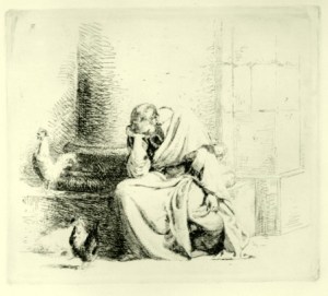 Repentance of Peter by Carl Heinrich Bloch